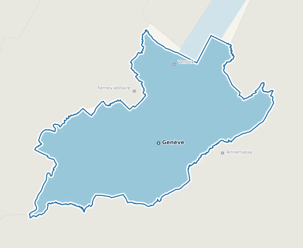Zone de chalandise - Canton de Genève